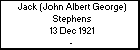 Jack (John Albert George) Stephens