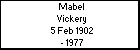 Mabel Vickery