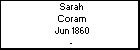 Sarah Coram