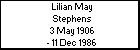 Lilian May Stephens