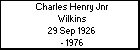 Charles Henry Jnr Wilkins