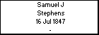 Samuel J Stephens