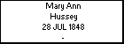 Mary Ann Hussey