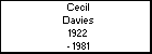 Cecil Davies