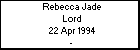 Rebecca Jade Lord