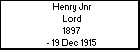 Henry Jnr Lord