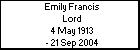 Emily Francis Lord