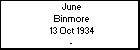 June Binmore