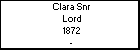 Clara Snr Lord