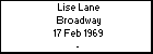 Lise Lane Broadway