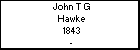 John T G Hawke