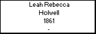 Leah Rebecca Holwell