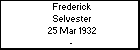 Frederick Selvester