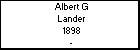 Albert G Lander