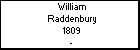 William Raddenbury