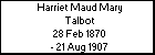 Harriet Maud Mary Talbot