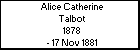 Alice Catherine Talbot