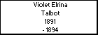 Violet Elrina Talbot