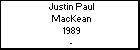 Justin Paul MacKean