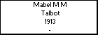 Mabel M M Talbot