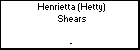 Henrietta (Hetty) Shears