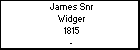 James Snr Widger