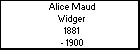 Alice Maud Widger