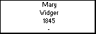 Mary Widger