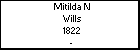 Mitilda N Wills