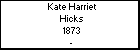 Kate Harriet Hicks