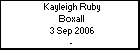 Kayleigh Ruby Boxall