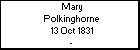 Mary Polkinghorne