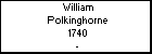 William Polkinghorne