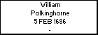 William Polkinghorne