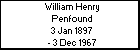 William Henry Penfound